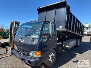 lot 45 image: 2002 Isuzu single axle cabover dump truck, tu...