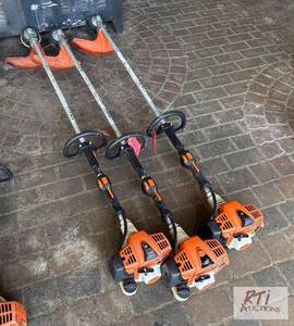 lot 101 image: (3) STIHL string trimmers. Item is located in...