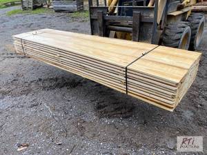 lot 145 image: 160SQFT of 12IN X R X 8FT Paneling fresh cut...