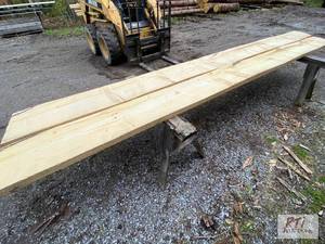 lot 146 image: 2x Heavy-duty dump truck sideboards. Boards a...