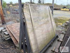 lot 156 image: Sandstone slab, approximately 84 in x 65 in. ...