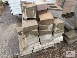 lot 159 image: Pallet of miscellaneous stone. This item is l...