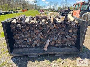 lot 161 image: 2X Face cord of seasoned firewood. Crate not ...