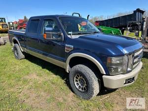 lot 3 image: 2008 Ford F-250 4-door pickup, King Ranch Edi...