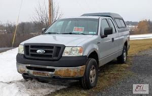 lot 9 image: 2008 Ford F-150 XL Pickup Truck. VIN 1FTRX14...