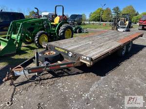 lot 20 image: 2006 Down easter 18ft tandem axle deckover tr...