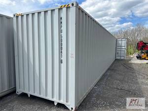 lot 4 image: Single use 40ft shipping container with 4 90i...