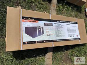 lot 9 image: LandHonor 6ft x 10ft galvanized apex roof met...