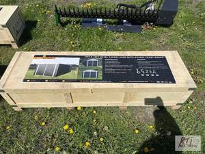 lot 41 image: ATS 11ft x 19ft metal garage shed with double...