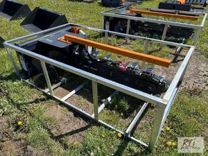 lot 60 image: Wolverine hydraulic chain trencher for skid l...