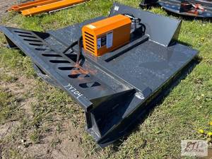 lot 77 image: Wolverine 6ft hydraulic rotary mower for skid...