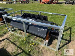 lot 82 image: LandHonor 6ft hydraulic rototiller for skid l...