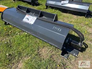 lot 91 image: Wolverine 6ft hydraulic rototiller for skid l...