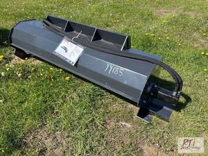 lot 92 image: Wolverine 6ft hydraulic rototiller for skid l...