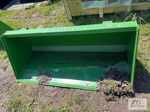 lot 100 image: Kivel 60in GP bucket with John Deere coupler....