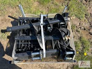 lot 119 image: Mini excavator attachment kit with 30in ditch...