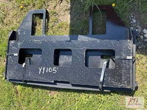 lot 125 image: Step through pallet forks with 42in tines for...