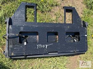 lot 126 image: Step through pallet forks with 42in tines for...