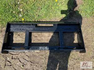 lot 148 image: Skid loader fork carriage. MDI Item is locat...