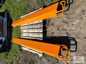 lot 150 image: 2X 7ft fork extensions. MDI Item is located ...