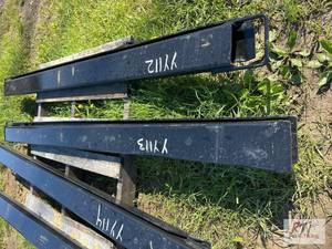 lot 166 image: Pair of 7ft fork extensions. MDI Item is loc...
