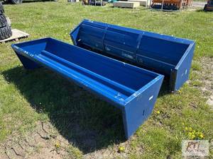 lot 167 image: 2X 90in feeding trough. MDI Item is located ...