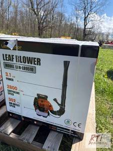 lot 188 image: LandHonor backpack leaf blower with small gas...