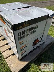 lot 192 image: LandHonor backpack leaf blower with small gas...