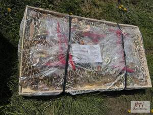 lot 204 image: Crate of (5) 9200lb ratchet binders, (10) 20f...