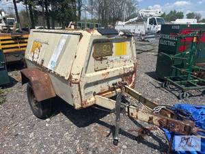 Ingersoll-Rand gas powered air compressor ran...