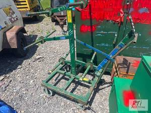 lot 94 image: Steel wire cart on wheels....