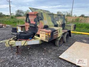 Ingersoll Rand towable air compressor. 7205 h...