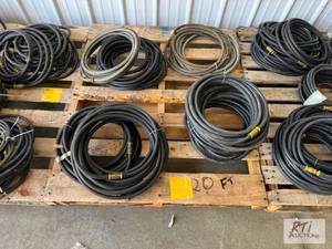 lot 39 image: (16) Air hoses. Each approx 20ft. 38in ID. 2...