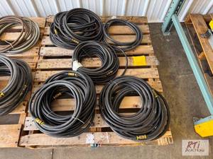 lot 40 image: (14) Air hoses. Each approx 15ft. 38in ID. 2...