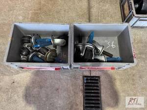 lot 51 image: Lot of industrial caster wheels...