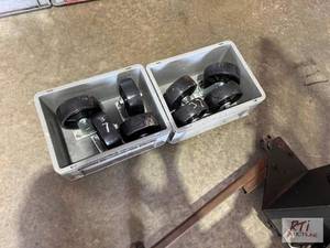 lot 52 image: Industrial caster wheels...