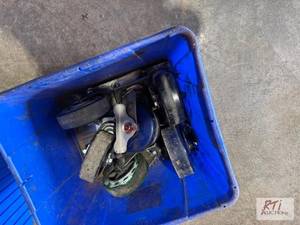 lot 54 image: Industrial caster wheels...