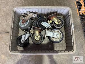 lot 58 image: Industrial caster wheels...