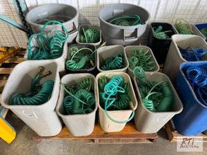 lot 74 image: Lot of coiled EVA hoses...