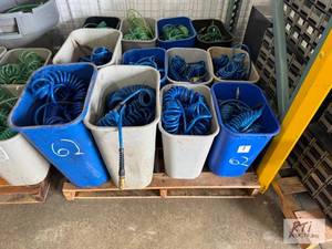 lot 75 image: Lot of coiled EVA hoses...