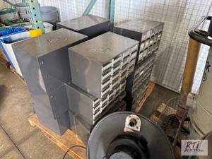 lot 78 image: Small parts storage cabinets...