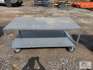 lot 93 image: Steel rolling table&nbsp...