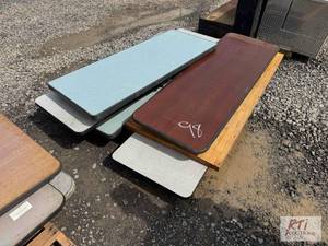 lot 99 image: Lot of rectangular tables...