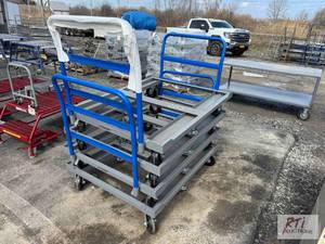 lot 111 image: (4) Industrial carts...