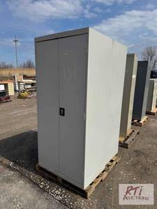 lot 129 image: (2) Standing storage cabinets...