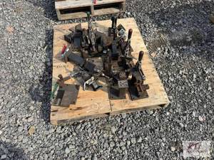lot 151 image: Lot of industrial clamps and holders...
