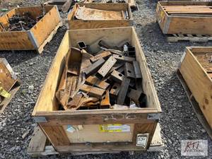 lot 154 image: Lot of steel tubing pieces...