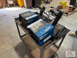 lot 171 image: (2) Miller S-22A wire feeders...