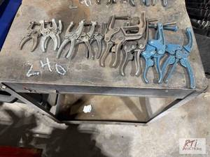 lot 177 image: Lot of welding clamps...