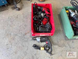 lot 184 image: Crate of electric drills...